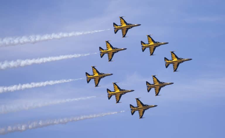 The Republic of Korea’s 53rd Air Demonstration Group...
