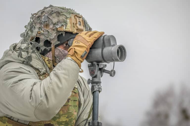 U.S. Army Kollin Wade, an infantryman assigned to Delta...