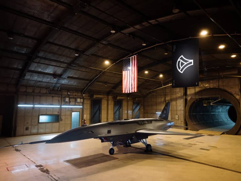 A YFQ-44A production representative test vehicle is...