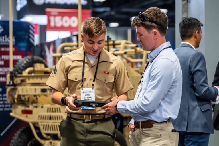 From right, Mr. John Kelley, Marine Corps Warfighting...
