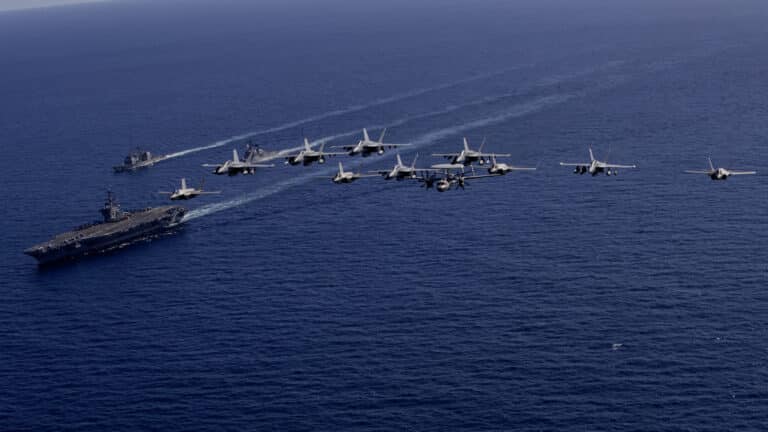 U.S. Navy aircraft, attached to Carrier Air Wing (CVW)...
