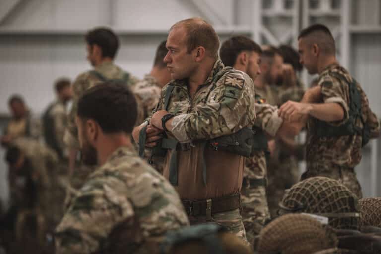 U.S. Army, Air Force and International Paratroopers...