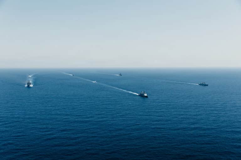 Ships from the U.S. Navy, U.S. Coast Guard, Armed Forces...