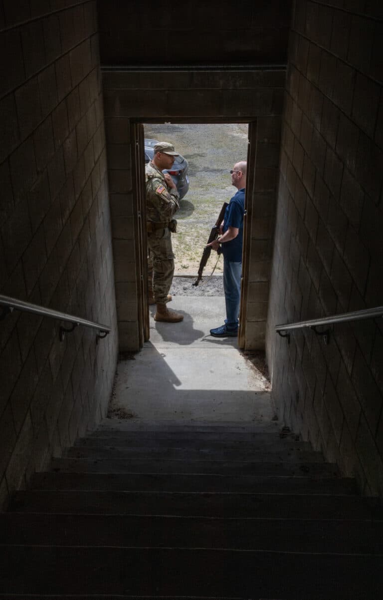Soldiers of the 411th Civil Affairs Battalion, 304th...