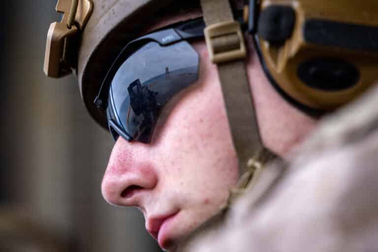 A U.S. Marine with Battalion Landing Team 3/5, 11th...