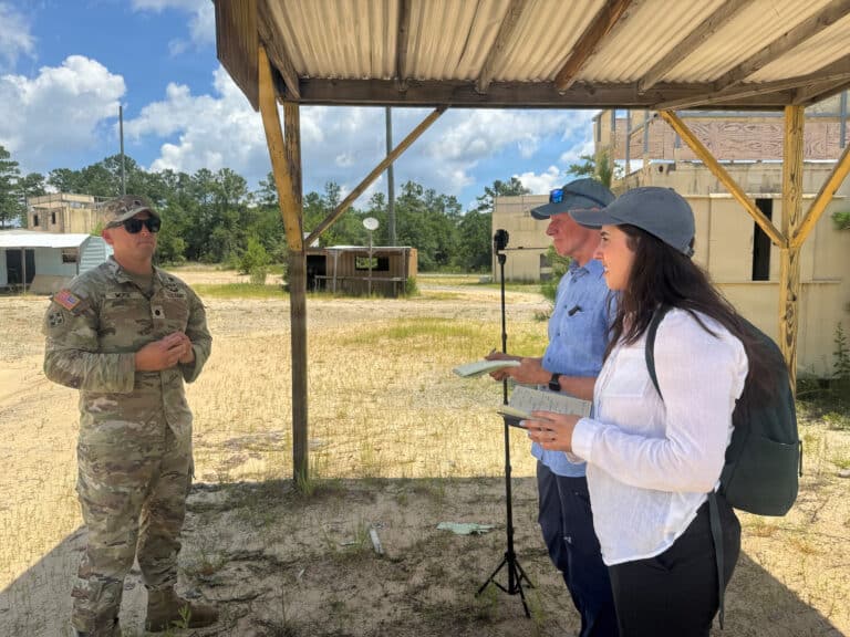 Lt. Co. Alex Morse, assistant acquisitions director for...