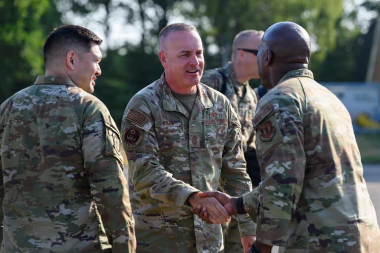 Chief Master Sergeant of the Air Force David R. Wolfe,...
