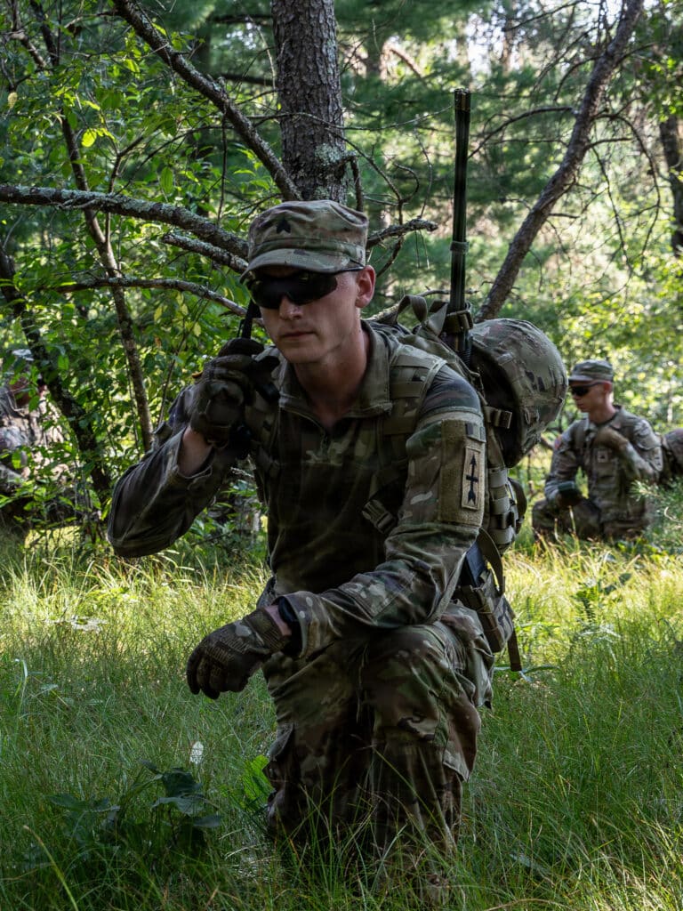 Wisconsin Army National Guard Sgt. Joseph Ingrassia, a...