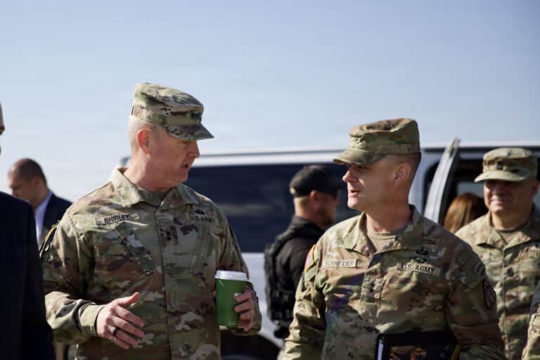 MG Eric P. Shirley (Army Sustainment Command) and MG...