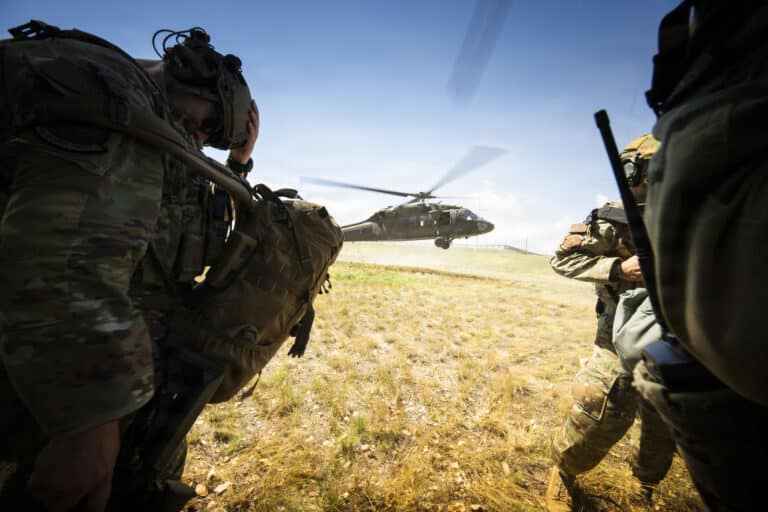Airmen assigned to the 153rd Security Forces Squadron,...