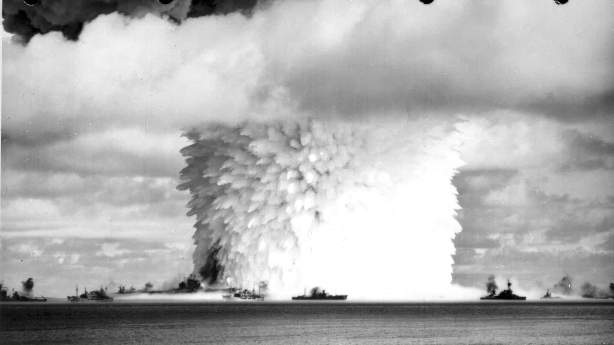 Explosion nucléaire Baker à Bikini