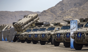 Parade de véhicules militaires iraniens
