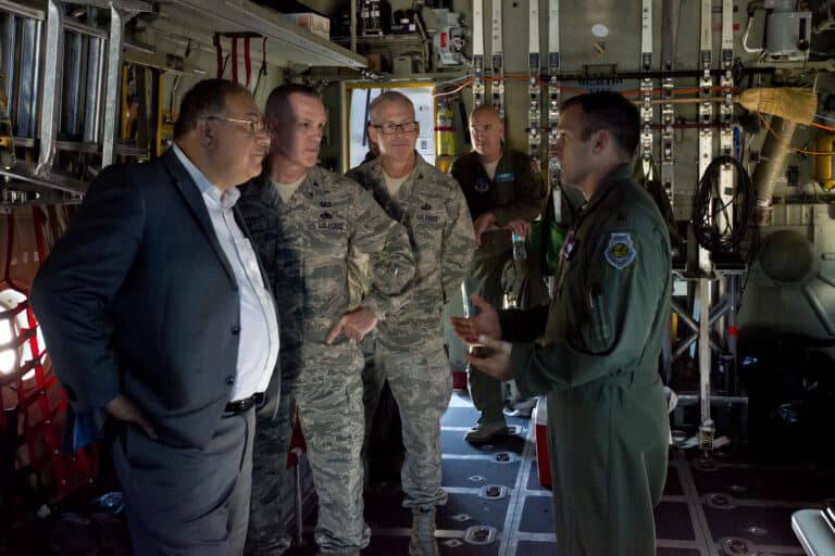 Air National Guard and Air Force Reserve Command leaders...