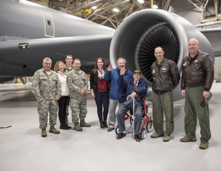 96 year old retired Air Force Lt.Col. Robert Rohde...