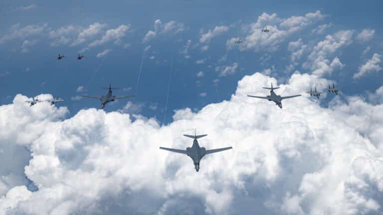 U.S. Air Force, Navy, Marine Corps and Japan Air Self...