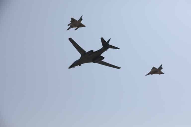 A U.S. Air Force B-1B Lancer from the 9th Expeditionary...