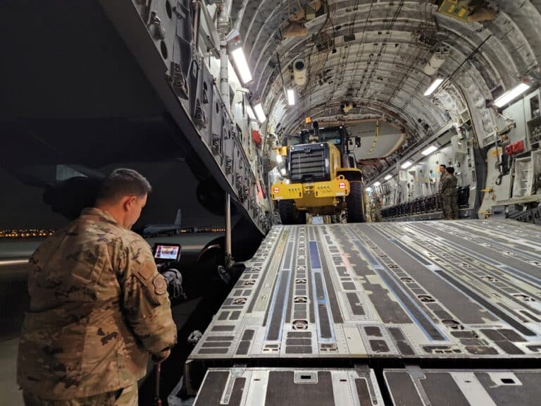 Major Perry Covington, 452 Air Mobility Wing, Public...