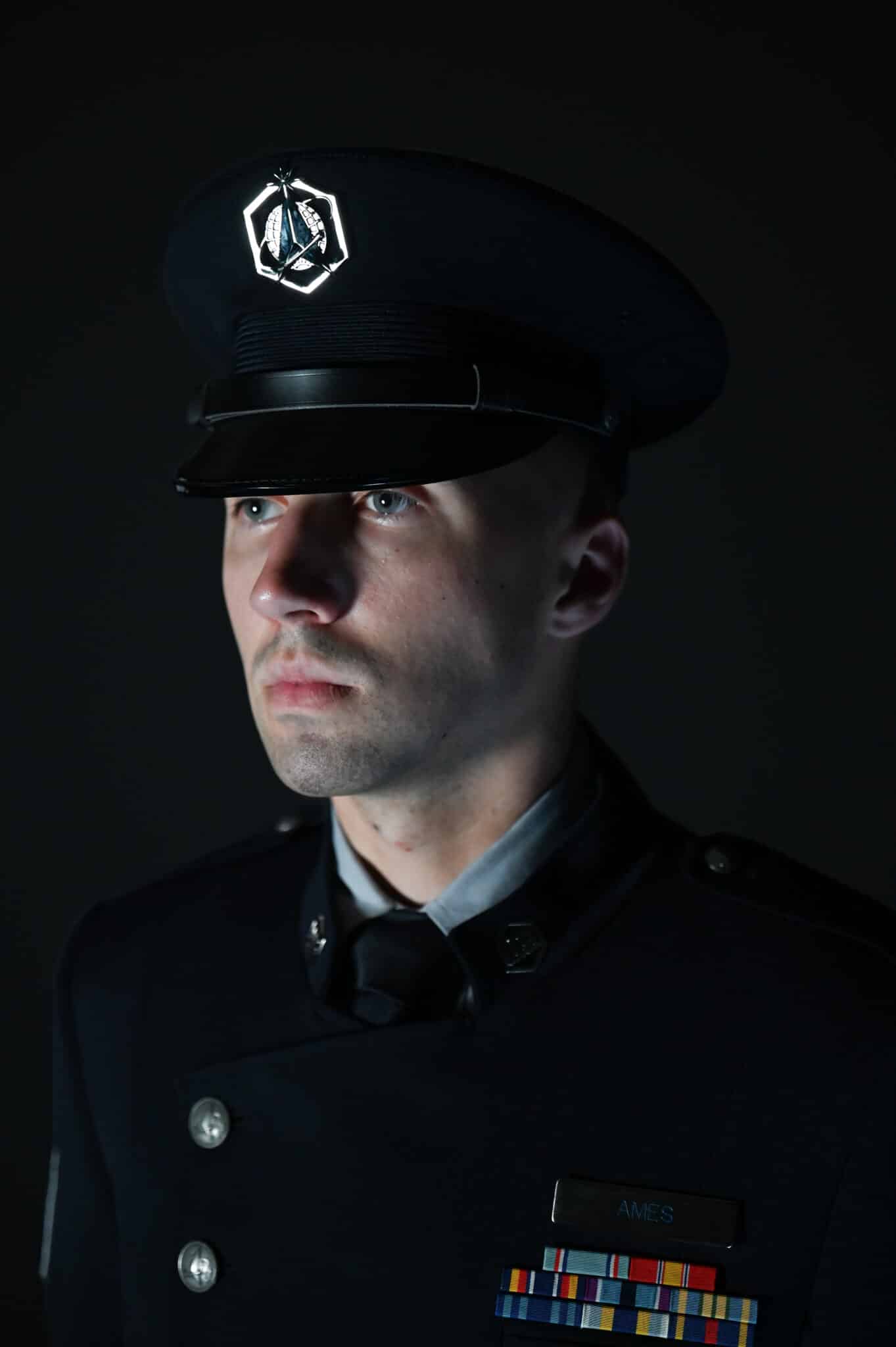 U.S. Space Force Spec. 4 Nicholas Ames, Honor Guard...