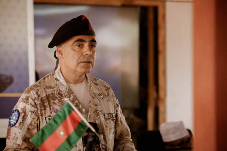 Brig. Gen. Giuseppe Zizzari, mission force commander of...