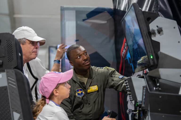 U.S. Air Force Capt. Christian Turnbull, a pilot...