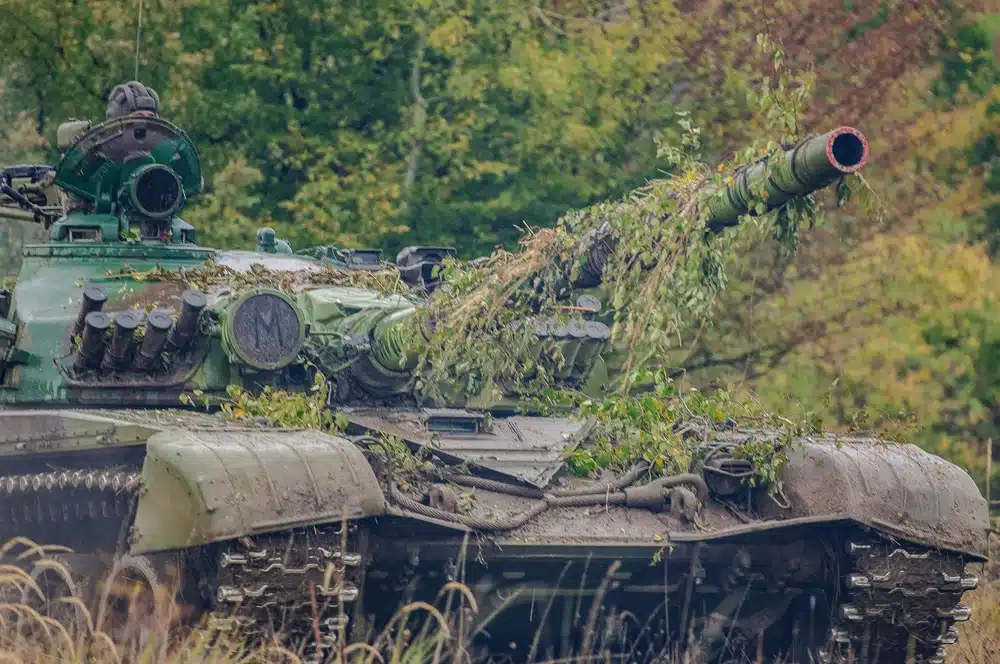 Slovak Army T-72M1 tank at Slovak Shield 2016