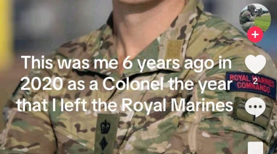 Un homme usurpe sur TikTok le rôle d'un colonel des Royal Marines avec une fausse carrière militaire - image 1